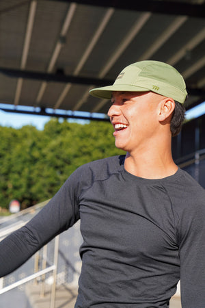 KHAKI MK2 - TraakZip Running Cap