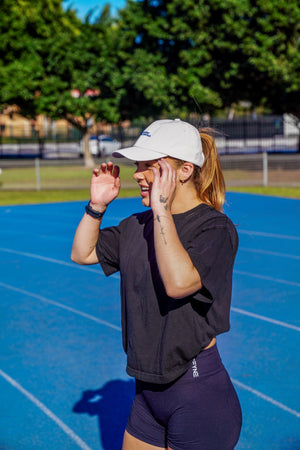 STONE - High Ponytail Running Cap